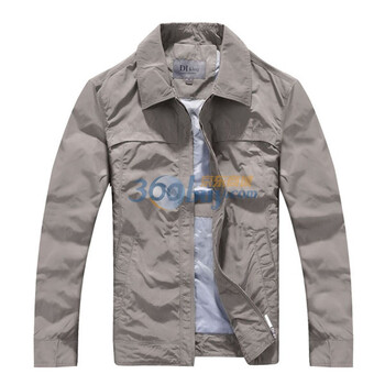 帝牌男装/DIKING 春秋新款 男士夹克 商务休闲夹克外套212011 卡其50 185/100(XXXL)