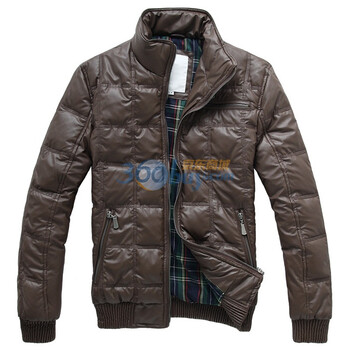 gthomme 2011秋冬新款 连帽 男士羽绒服2252 咖啡色 XXL/185