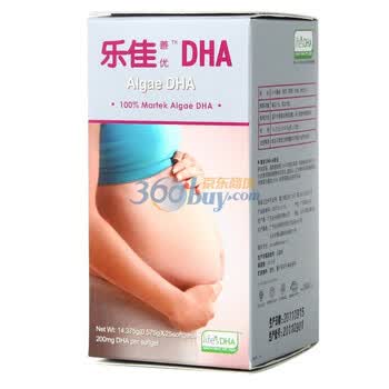 乐佳善优藻油DHA软胶囊(孕产妇型)25粒