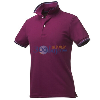 Giordano佐丹奴 Polo 男速干撞色边珠地修身Dry Polo 01010006 紫罗兰 XL
