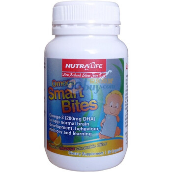 纽乐(Nutra-life)藻油DHA聪明咬咬软胶囊