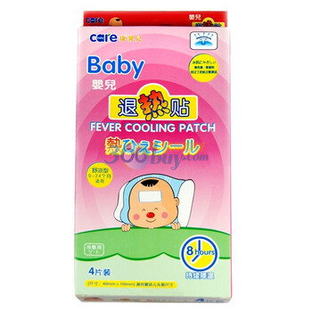 康馨儿 care baby 婴儿退热贴（0-24个月）4贴*3袋 护理用品