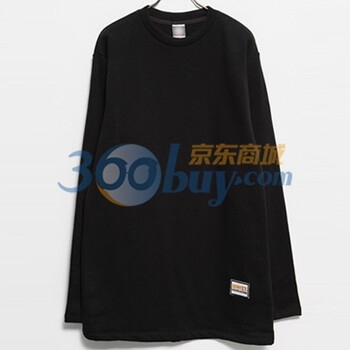 时尚起义 冬装韩国进口拉绒保暖长版帽衫弹性卫衣 女564092滑雪季 黑色 XL
