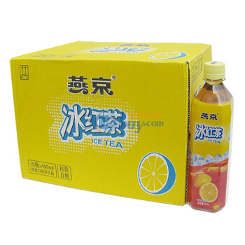 燕京冰红茶490ml*15