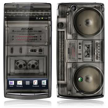 ideaSkin 索尼爱立信 XPERIA arc S / LT15i / LT18i 老式收音机 外壳保护套皮贴膜 DBEC272006