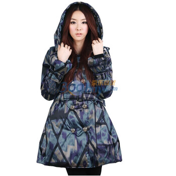 O.SA2012新款冬装韩版OL女装棉衣 SM92001 蓝色 XL