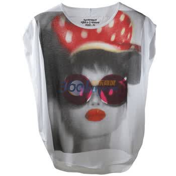 Giordano佐丹奴 T恤 女活出真我动感Big Tee 01391065 发白的杏仁色 M