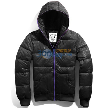 Giordano佐丹奴BSX 外套 女镭射MINI CHE连帽加固夹棉外套 04370855 黑色 XL