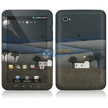 ideaSkin 三星 GALAXY Tab / P1000 / P1010 皮肤 月夜 外壳保护套皮贴膜 DBGC552053