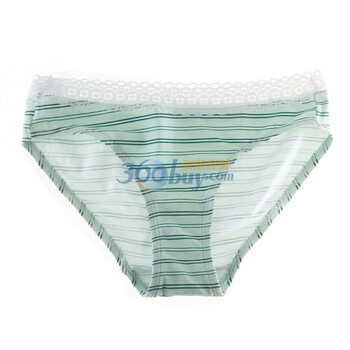 Giordano佐丹奴 内衣裤 女缤纷蕾丝花边内裤 01479005 浅绿色 XL