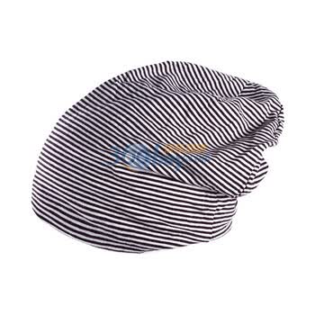 [顶范]秋冬纯棉条纹套头针织帽103052730 棕色 帽围57cm