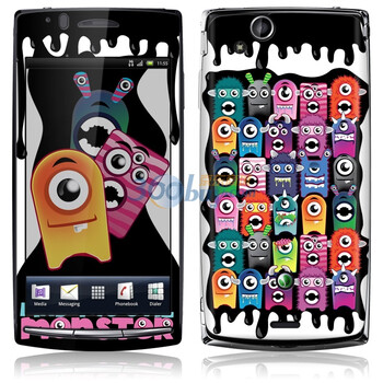 ideaSkin 索尼爱立信 XPERIA arc S / LT15i /LT18i/X12 邪恶小怪物 外壳保护套皮贴膜 DBEB741678