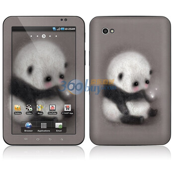 ideaSkin 三星 GALAXY Tab / P1000 / P1010 皮肤 阿熊 外壳保护套皮贴膜 DBGC241994
