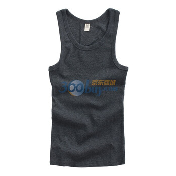 GTHOMME 2012春装新品 韩版修身 简约男式工字背心 BX05 深灰色 XXL