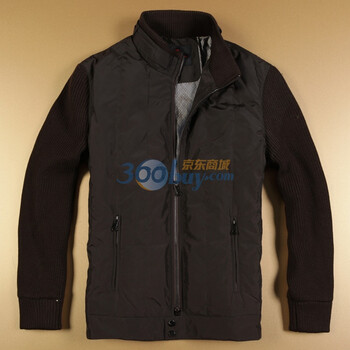 浪氏威尔lansiwear冬季新款高品质羽绒服外套LWAJJ91203咖啡54