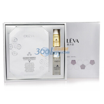 奥洛菲OLEVA 亮白焕采面膜贴三件套（柔肤水20ml+蚕丝乳10ml+面膜贴1p）旅行装套盒 体验装
