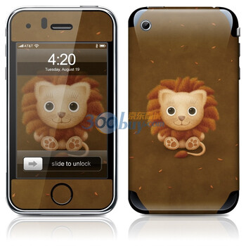 ideaSkin iPhone 3G/3GS 小狮子 外壳保护套皮贴膜 ABRA752153