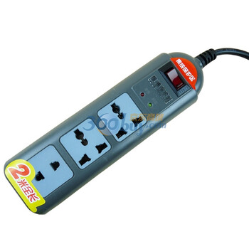 南孚酷博 （COOLPOWER）CP–FL30102 防雷型3位总控插座 2米