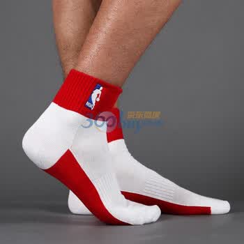VCOTTON维棉 NBA休闲运动袜Ⅲ 大红 均码