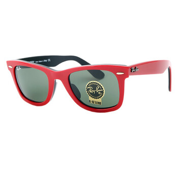 Ray-Ban雷朋潮人大爱复古款太阳镜 RB2140A-955 红色