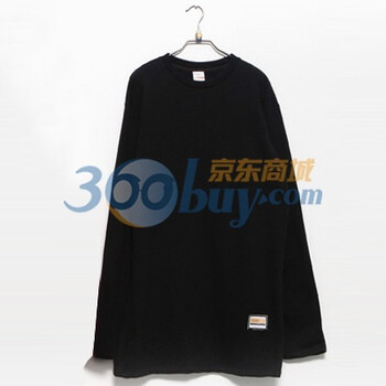 时尚起义 冬装韩国进口简单百搭柔软基本T 男564718滑雪季 海军蓝 XL