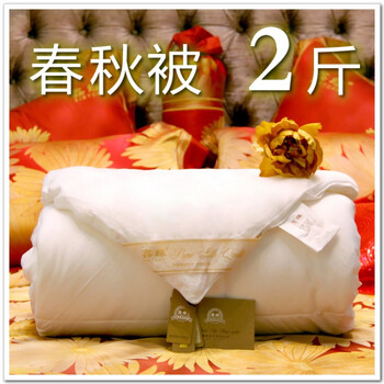 鑫缘蚕丝被芯 豪华型 双人夏凉被空调被2斤 100%特级双宫桑蚕丝优等品