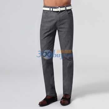 N&Q诺奇2012春夏新品男士时尚休闲裤M021FA23006 浅灰 40