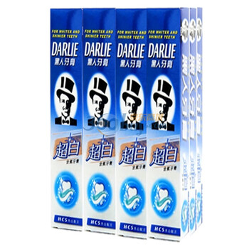 DARLIE黑人超白牙膏90g*12 超值家庭装