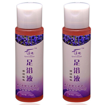 千草妍清洁祛味足浴液(去脚臭)170ml*2瓶