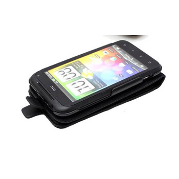酷歌 （COCASES） HTC Incredible S S710E G11 下翻皮套 黑色