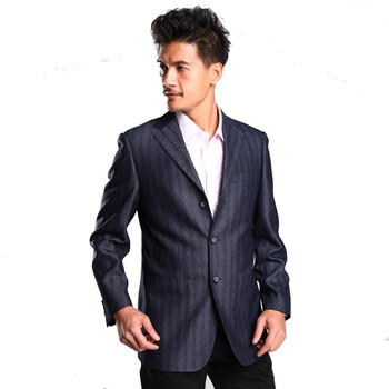 Hodo红豆西服 2012新款春装男士商务休闲西服单西X566 藏青 175/96A