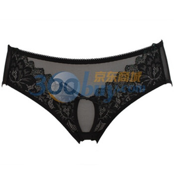 伊维雅/jemis女士竹纤维舒适低腰少女三角内裤L10005 黑色 L