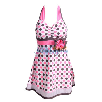 波尼士PHINIKISS 2012新款泳装 斑点裙式分体