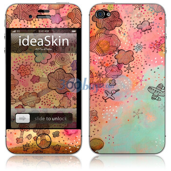 ideaSkin iPhone 4 火山 手机外壳保护套皮贴膜 CJKD052165