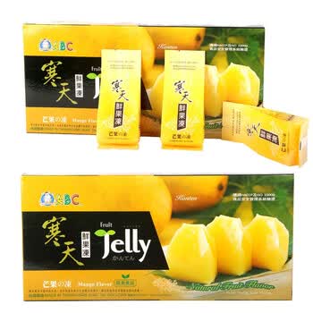 台湾进口 ABC寒天鮮果冻 芒果味口味 3盒*250g
