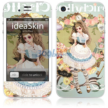 ideaSkin iPhone 4S 爱丽丝多莉 手机外壳保护套皮贴膜 CJLC011866