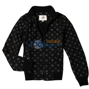 以纯正品 2011秋冬新款女装休闲夹层水洗外套10321192 原219 黑色 L