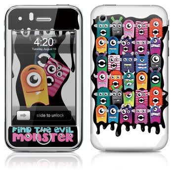 ideaSkin iPhone 3G/3GS 邪恶小怪物 手机外壳保护套皮贴膜 ENABRB741678