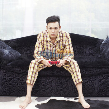 朗绪 2012 春 陆毅鲍蕾推荐款 男式 <em>明星款</em> 格子