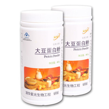 清华紫光 金动力大豆蛋白粉 400g超值装 买一桶送一桶