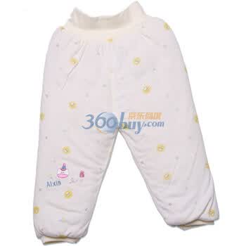 婴之谷 2011冬装新品 欢乐世界护肚裤 T4432 黄色 90码