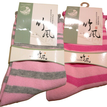 竹风 CW1115 女童精品棉袜 6 双装 新年特价42元 35至38码