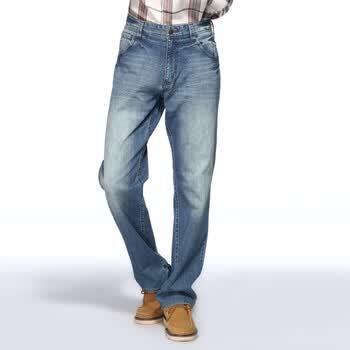 IZOD 2011新品直脚纯棉重水洗牛仔裤 3061916106001牛仔色185/92A(36)