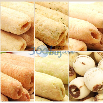 【福娃】莲参600g 混合装600g蛋黄味 海苔味 牛奶味 番茄味 青梅味