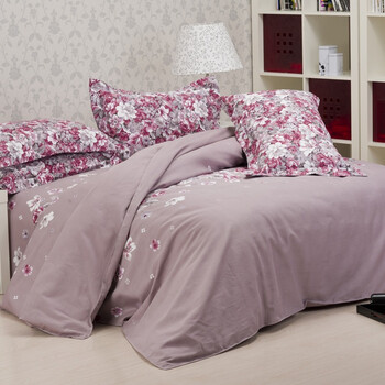 么小毛磨毛单人被罩（150cm*215cm） 阳光伊甸园 B6022-7