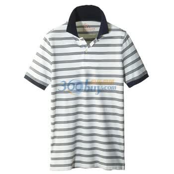 Giordano佐丹奴 Polo 男撞色自由间修身珠地POLO 01011008 象牙 L