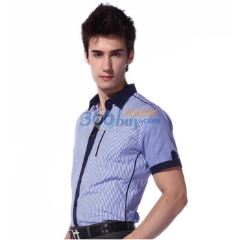 007MonteCarlo商务衬衫11SS00213404 蓝色 XL