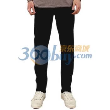 时尚起义 春韩国进口舒适柔软休闲长裤 男572500 黑色 XL