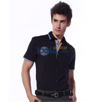007MonteCarlo短袖衬衫11SS00214603 黑色 XXL