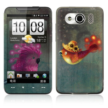 ideaSkin HTC T9199 / Z510D / 双擎 / 双擎S 凤凰鸟 机身贴膜 保护膜 皮肤 BDFD042163
